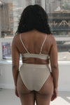 BASERANGE Bamboo fiber and cotton without steel ring wide brim bra series collection soft underwear France BAS-BRTR-BL-000-COCHLEA BRTR1